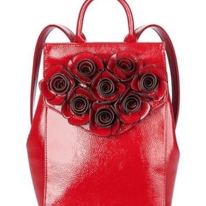 Brand new w/ tags Danielle Nicole Red Disney Beauty and the Beast Backpack Purse